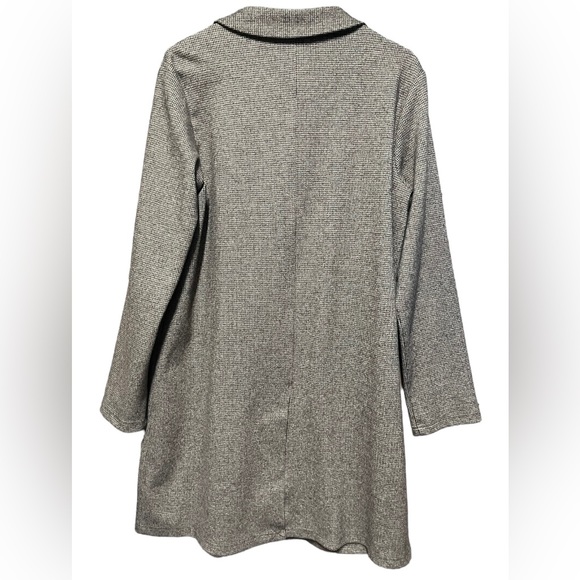 Harlyn Graham Anthropologie Longline Plaid Blazer Women’s L - Picture 5 of 5